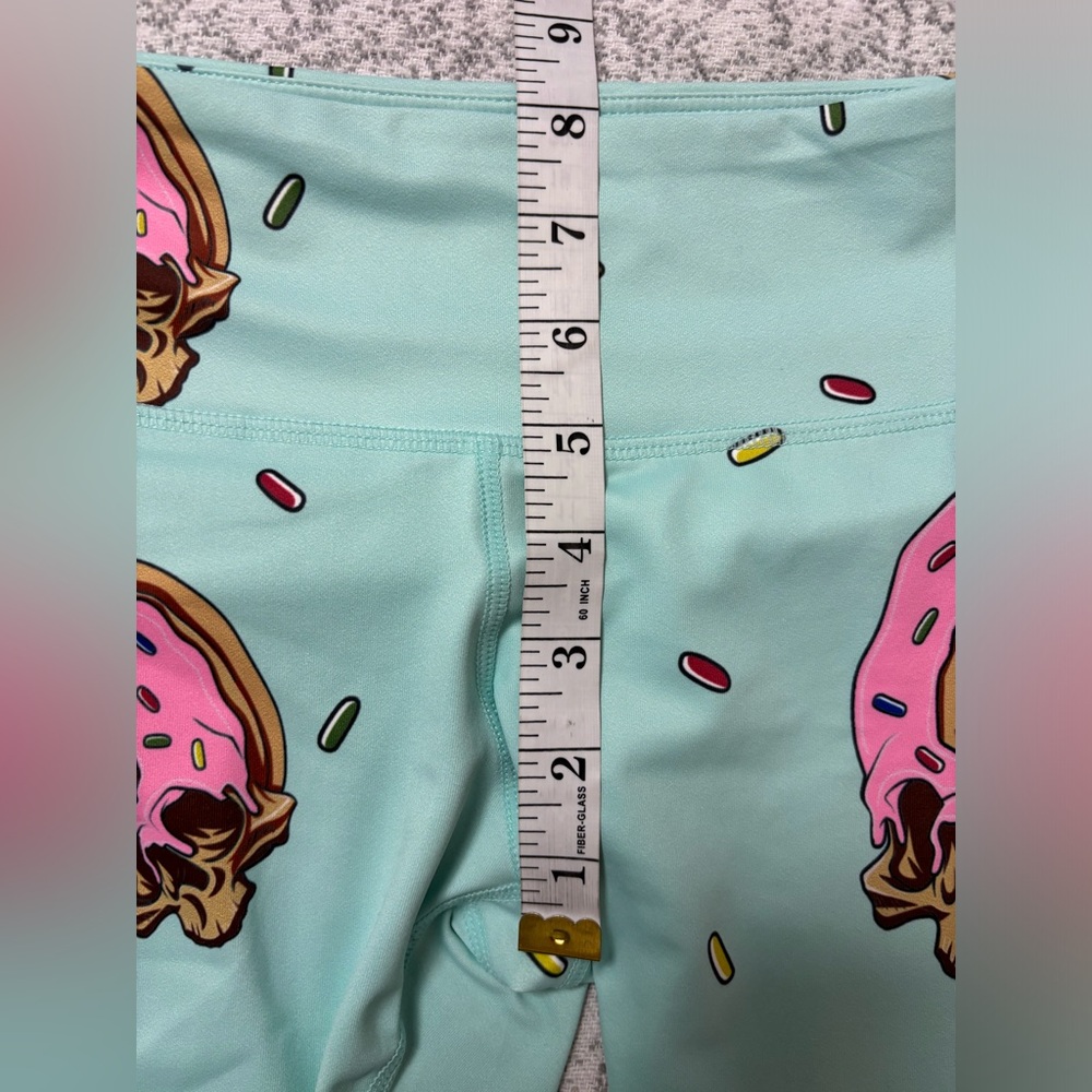 Feed Me Fight Me Doughnut Skull Leggings - Picture 6 of 9
